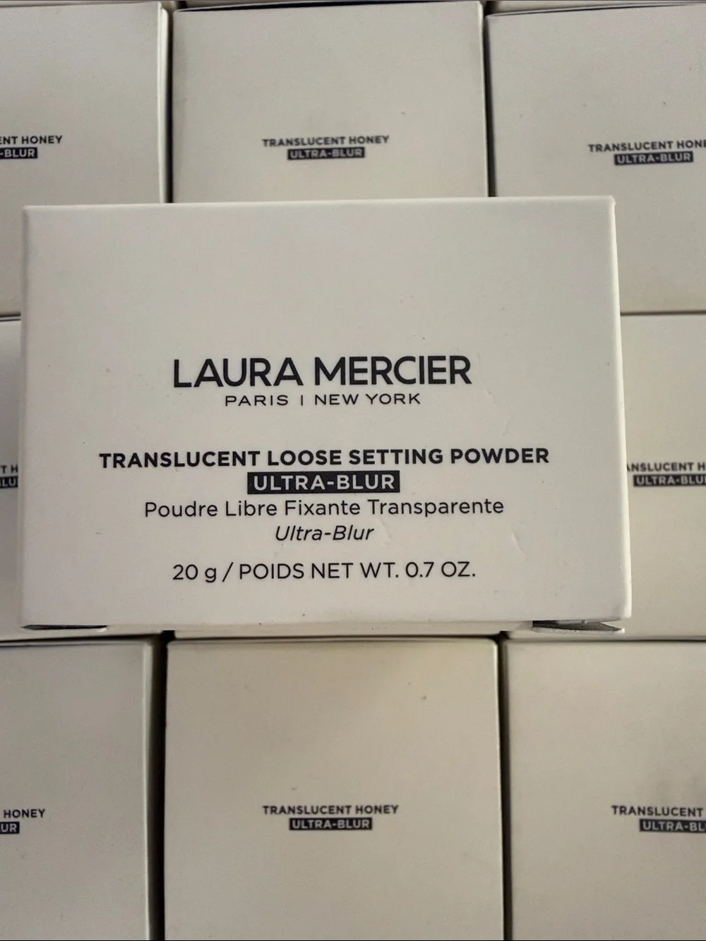 laura mercier Translucent Loose Setting Powder - White/Cream Box